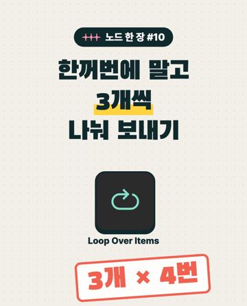 노드 한 장 #10 Loop Over Items